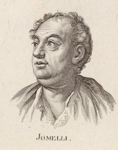 Portrett av komponisten Niccolò Jommelli 1714-1774. av Unbekannt