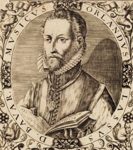 Portrett av komponisten Roland de Lassus 1532-1594. av Unbekannt