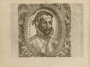 Portrett av komponisten Roland de Lassus 1532-1594, 1560 av Unbekannt