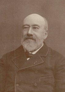 Portrett av komponisten og chansonnieren Gustave Nadaud 1820-1893, 1880. av Unbekannt