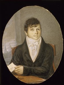 Portrett av danseren, ballettmesteren og manusforfatteren Ivan Valberkh 1766-1819 av Unbekannt