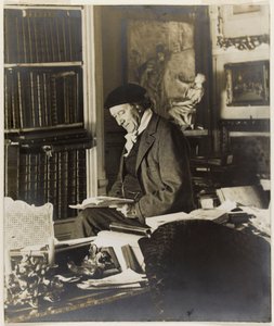Portrett av dramatikeren Victorien Sardou 1831-1908. av Unbekannt