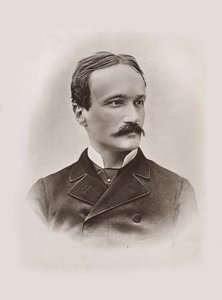Portrett av librettisten og komponisten Arrigo Boito 1842-1918, 1884. av Unbekannt