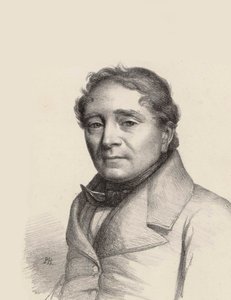 Portrett av operasangeren Louis Antoine Eléonore Ponchard 1787-1866, 1845. av Unbekannt
