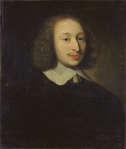 Portrett av filosofen Blaise Pascal 1623-1662, ca. 1650. av Unbekannt