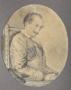 Portrett av poeten, Decembrist grev Alexander I. Odoevsky 1802-1839, 1837-1839 av Unbekannt