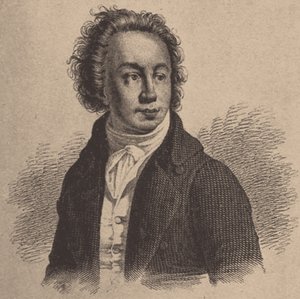 Portrett av poeten Ivan S. Barkov 1732-1768, 1800-tallet av Unbekannt