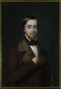 Portrett av poeten Joseph Méry 1798-1866, ca. 1830-1840. av Unbekannt