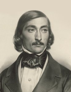 Portrett av fiolinisten og komponisten Delphin Alard 1815-1888, ca. 1840. av Unbekannt