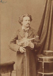 Portrett av fiolinisten og komponisten Frantisek Ondricek 1857-1922, 1882-1883. av Unbekannt