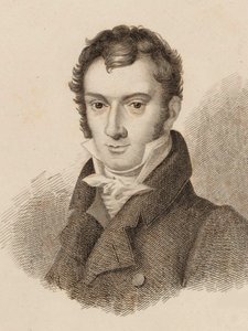 Portrett av fiolinisten og komponisten Josef Mayseder 1789-1863, 1824. av Unbekannt