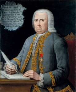 Portretter av Simon de la Valle y Cuadra av Unbekannt