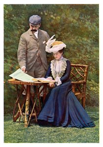 Portrett i tre farger, 1901 av Unbekannt