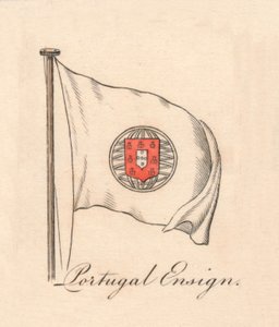Portugal Ensign, 1838 av Unbekannt
