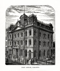 Postkontor, Toronto, Ontario, Canada, 1800-tallet av Unbekannt