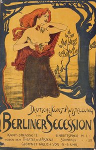 Plakat for Berlin Secession Exhibition, ca. 1900