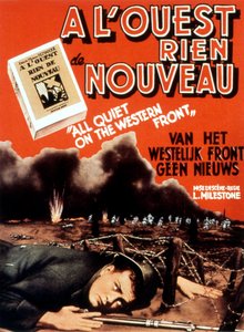 Plakat for filmen "All Quiet on the Western Front" av Unbekannt