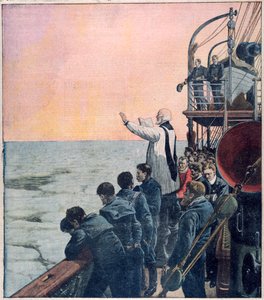 Bønner på åstedet for forliset av Titanic, 1912 av Unbekannt
