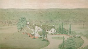 Foreløpig studie for Oakland Golf Club, Bayside, New York, 1925 av Unbekannt