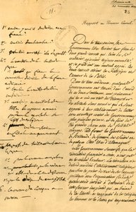 Forberedende notater til konkordatet, 22. november 1800, 1921. av Unbekannt
