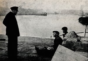 Statsminister og menn i gaten, 1940-tallet, 1945. av Unbekannt