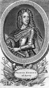 Prins Eugene av Savoy, general i den østerrikske hæren av Unbekannt