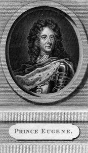 Prins Eugene av Savoy, general i den østerrikske hæren av Unbekannt