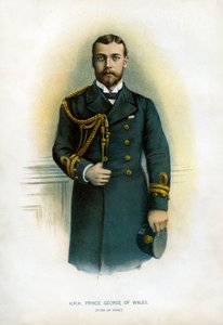 Prins George av Wales, hertug av York, 1890-1893 av Unbekannt