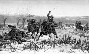 Prins Rupert i slaget ved Edgehill, 1642 1887 av Unbekannt