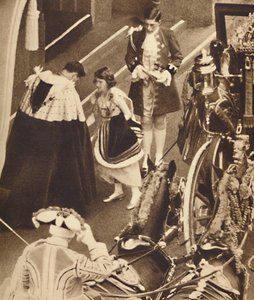 Prinsesse Elizabeth styrer toget, 12. mai 1937 av Unbekannt