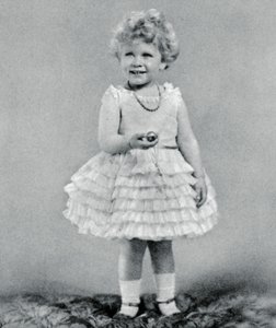 Prinsesse Elizabeth var to år gammel i 1928, 1937 av Unbekannt