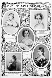 Prinsesse Victoria Adelaide Mary Louise, eldste datter av dronning Victoria, sent på 1800-tallet av Unbekannt