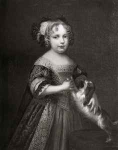 Prinsesse senere dronning Anne, c1670-1675 1906 av Unbekannt