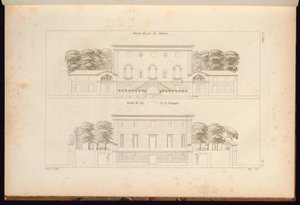 Trykk, Samling av sivilarkitektur ..., 1806–12 av Unbekannt