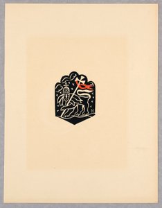Print, Vignette, Plate X, Ethiopia, eller Christos, Madonna og Saints, slik jeg så i belysningen av den gamle etiopiske Codex -porteføljen, 1920 av Unbekannt