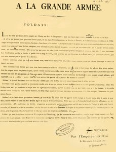 Erklæring til hæren, 13. oktober 1805, 1921. av Unbekannt