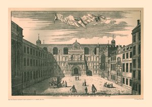 Prospekt av London Guild Hall, 1755, 1886 av Unbekannt