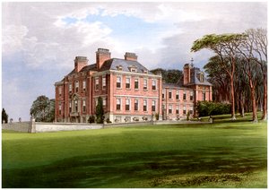 Pynes, Devon, hjemmet til Northcote-familien, c1880 av Unbekannt