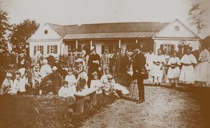 Pjotr I. Tsjaikovskij 1840-1893 med familien Davydov i Kamenka-godset av Unbekannt