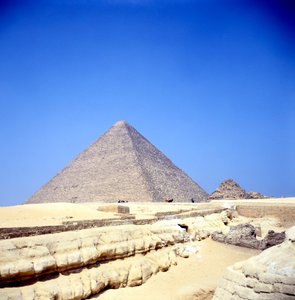Pyramiden i Giza, Egypt, Gamle riket, c26. århundre f.Kr av Unbekannt