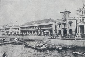 Kai i Singapore, 1924 av Unbekannt