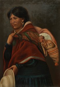 Quechua-mor, ca. 1890-1892. av Unbekannt