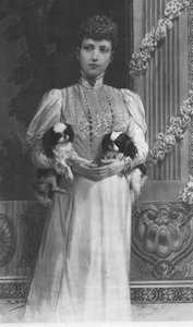 Dronning Alexandra, 1901. av Unbekannt