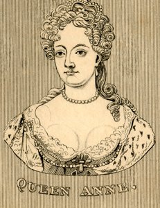 Dronning Anne, 1665-1714, 1830. av Unbekannt
