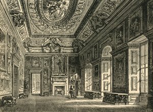 Dronning Carolines Drawing-Room, Kensington Palace, c1876. av Unbekannt