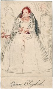 Dronning Elizabeth I av England, 1533-1603 av Unbekannt