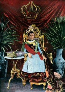 Dronning Ranavalona Manjaka III av Madagaskar, ca 1880-tallet av Unbekannt