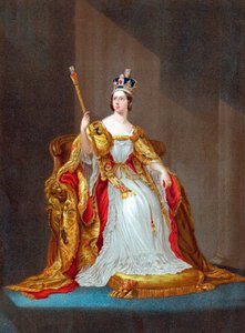 Dronning Victoria 1819-1901, 1838 av Unbekannt