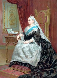 Dronning Victoria 1819-1901 på tidspunktet for hennes gylne jubileum, 1887 av Unbekannt