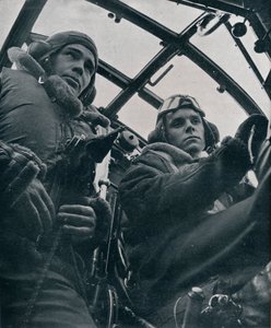 RAF bombeflypilot og andrepilot, 1941 av Unbekannt